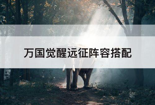 万国觉醒远征阵容搭配