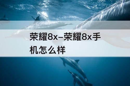 荣耀8x-荣耀8x手机怎么样