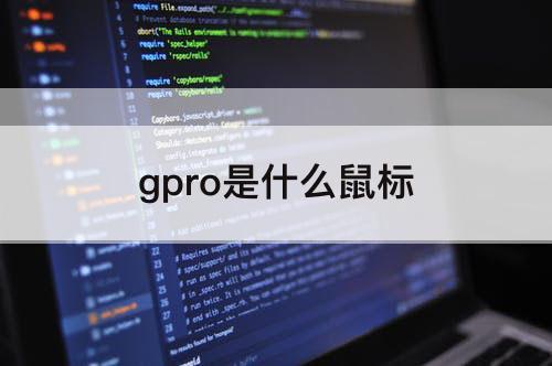 gpro是什么鼠标
