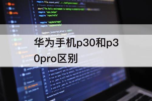 华为手机p30和p30pro区别