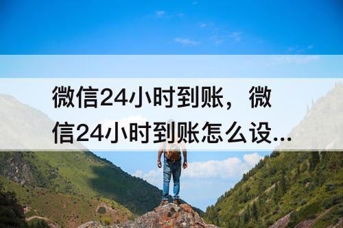 微信24小时到账，微信24小时到账怎么设置回来
