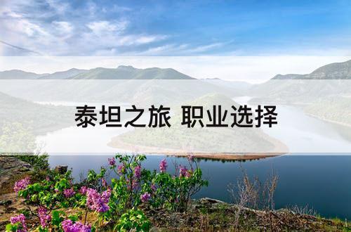 泰坦之旅 职业选择