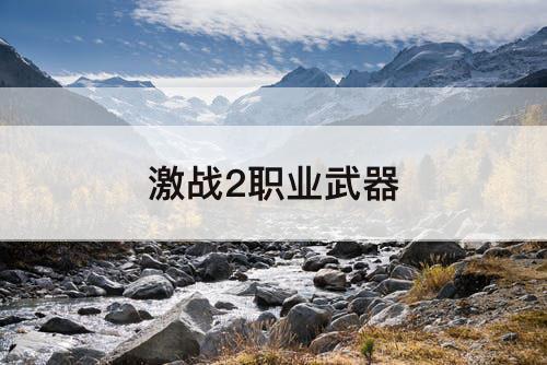 激战2职业武器
