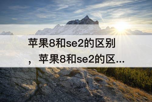 苹果8和se2的区别，苹果8和se2的区别外观