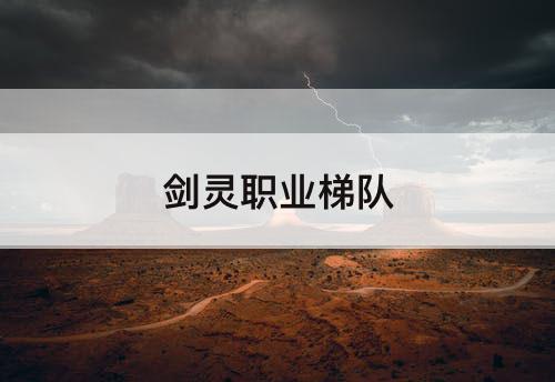 剑灵职业梯队