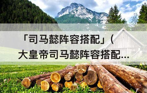 「司马懿阵容搭配」(大皇帝司马懿阵容搭配)