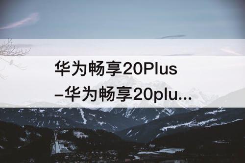 华为畅享20Plus-华为畅享20plus语音唤醒怎么设置